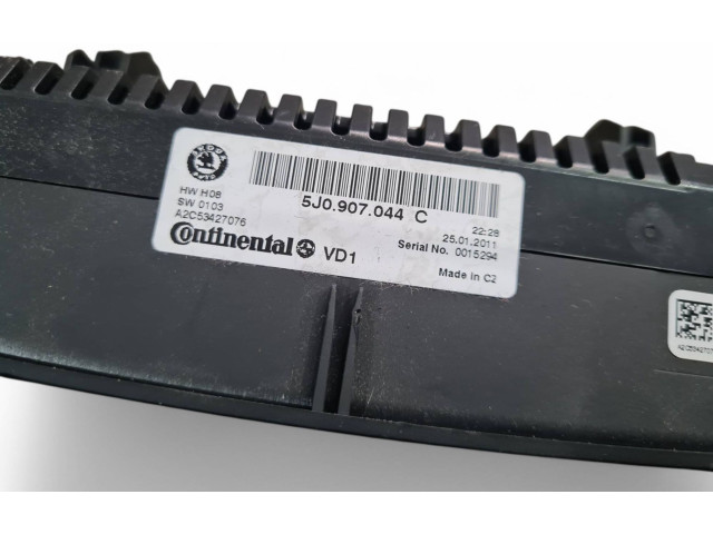 Блок управления климат-контролем 5J0907044C, A2C53427076 Skoda Fabia Mk2 (5J)