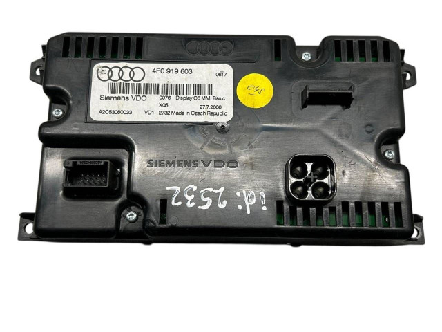 Дисплей    4F0919603, A2C53080033   Audi A6 S6 C6 4F