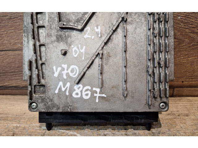 Блок управления двигателя 30637733A, 0281011078 Volvo V70