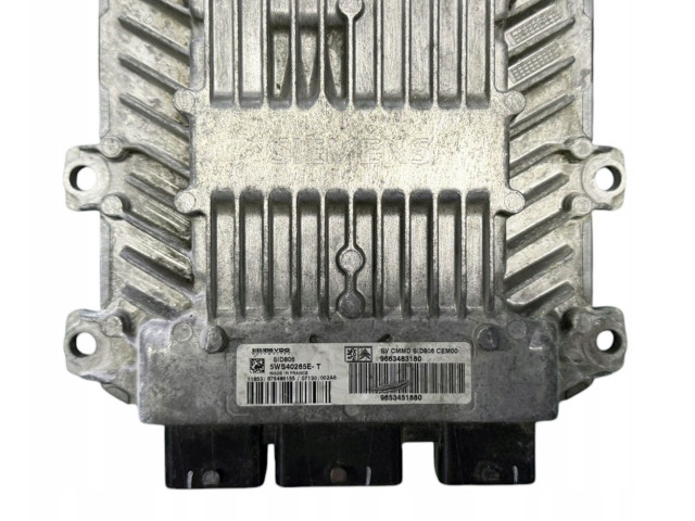 Блок управления двигателя 9663483180, 5WS40285E Alpine C2