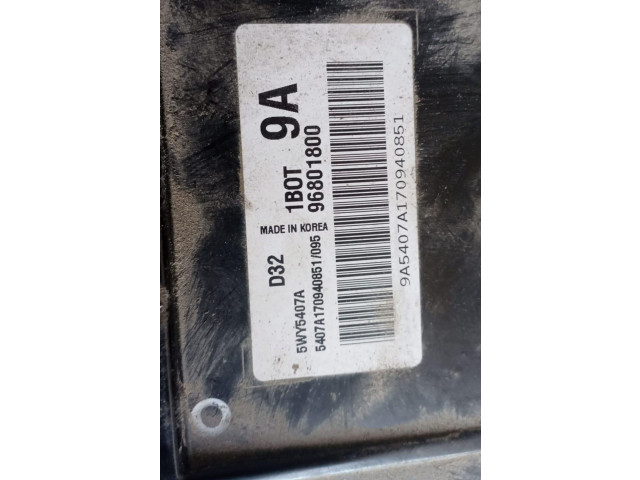 Блок управления двигателя 96801800, 96801800 Chevrolet Matiz