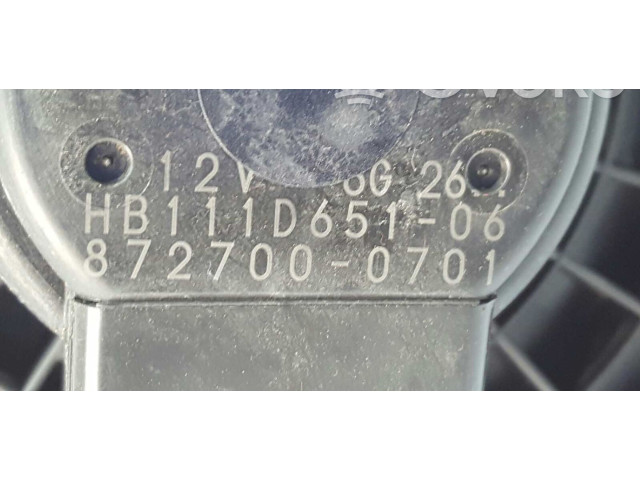 Вентилятор печки 8727000701, HB111D65106 Mazda CX-3