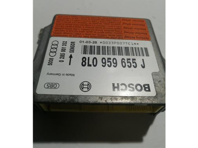 Блок подушек безопасности 8L0959655J, 0285001352 Audi A3 S3 8L