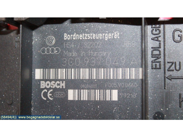 Блок комфорта 3C8937049AC, 08034007   Volkswagen Caddy   