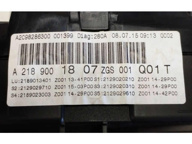 Панель приборов A2189001807   Mercedes-Benz CLS C218 X218       