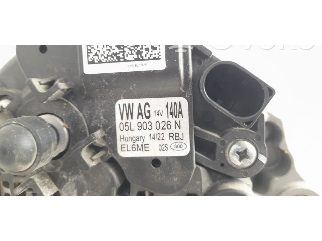 Генератор 05L903026N, ALF290001   Volkswagen Passat Alltrack      