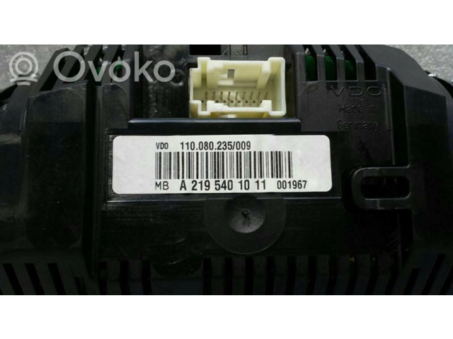 Přístrojová deska Mercedes-Benz CLS AMG C219 2005 A2195401011