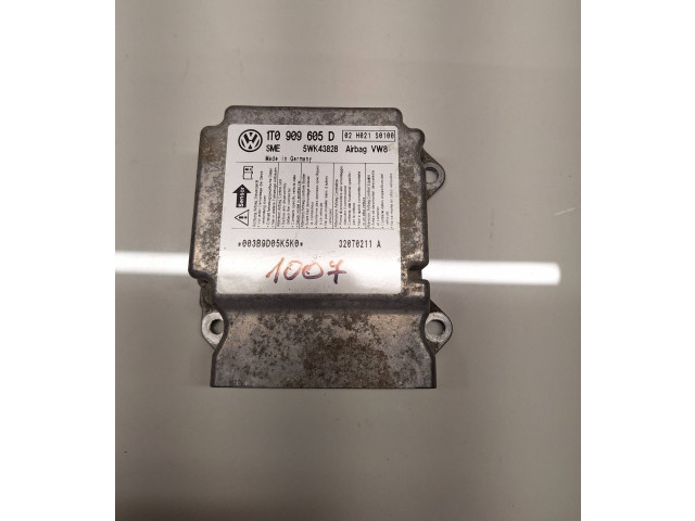 Блок подушек безопасности 1T0909605D, 02H021S0100   Volkswagen Touran I