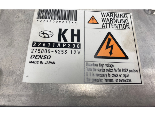 Блок управления двигателя 27536SC020, 2758009253   Subaru Forester SH