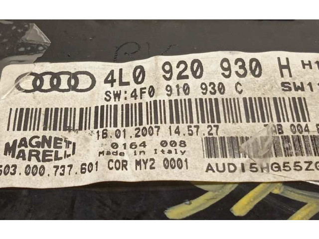 Přístrojová deska  Audi Q7 4L 2007 4L0920830H, 503000737601  