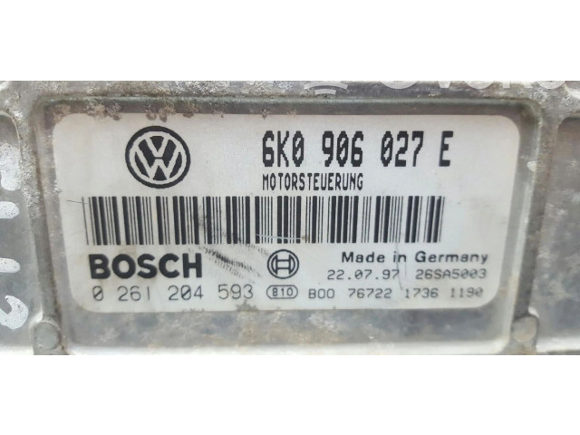 Блок управления двигателем Блок управления 6K0906027E, 6K0906027E   Seat Inca (6k)