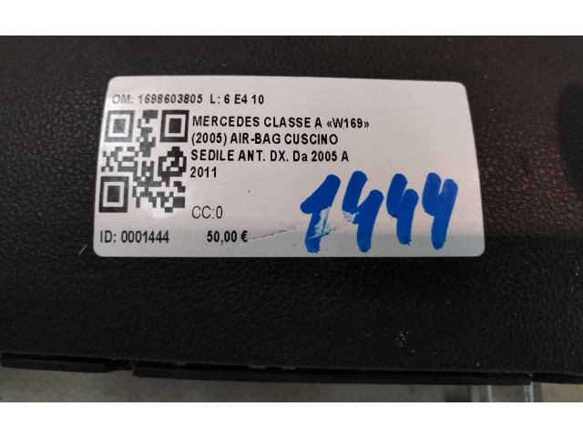 Подушка безопасности в сиденье 1698603805, 1698603805   Mercedes-Benz A W169