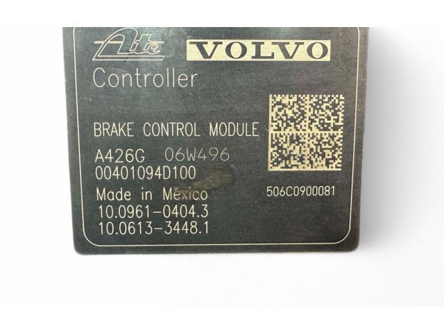 Блок АБС 00401094D100, 00401094D100   Volvo  S80  2007 - 2013 года