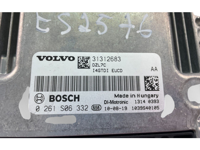Блок управления двигателем Блок управления 31312683, 0261S06332   Volvo V70