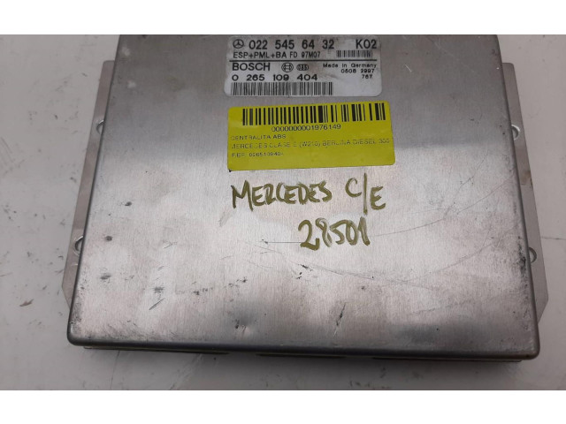 Блок управления АБС 0265109404   Mercedes-Benz E W210