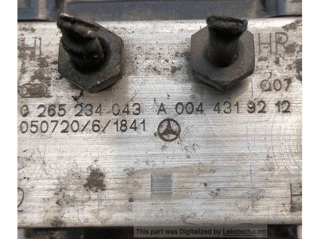 Блок АБС A0044315212, BOSCH   Mercedes-Benz  A W169  2004 - 2012 года