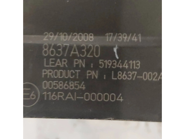 Блок предохранителей 8637A320, 00586854 Mitsubishi Lancer X