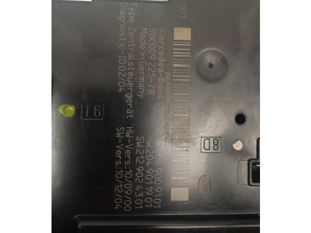 Pojistková skříňka 2049009101, 2049009101 Mercedes-Benz GLK (X204) 2011