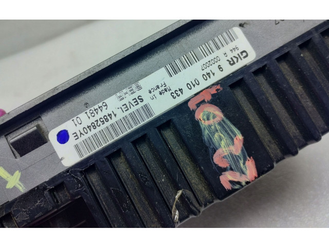 Блок управления климат-контролем 9140010433, 1137328080   Peugeot 5008