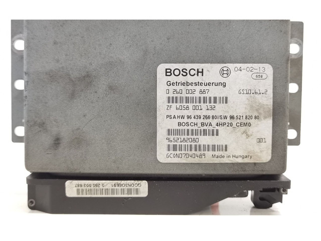 Блок управления коробкой передач 9652182080, 0260002887 Citroen C5