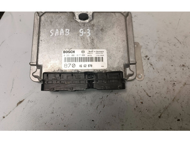 Řídící jednotka 4662870, 0281001617 Saab 9-3 Ver1 2000