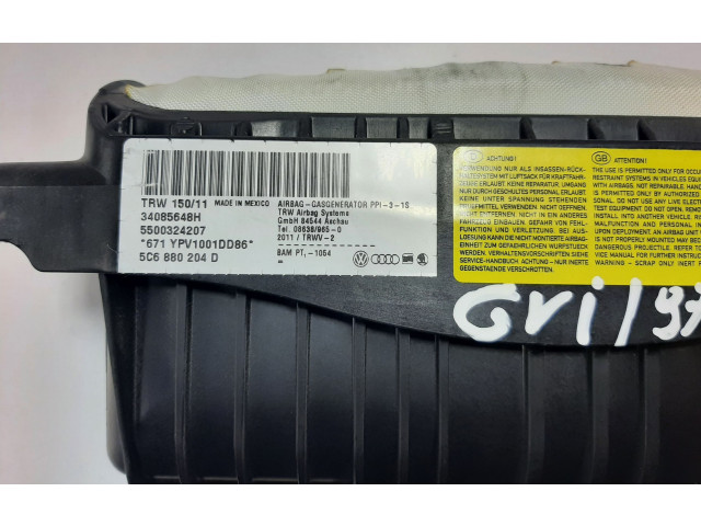 Подушка безопасности пассажира 5C6880204D Volkswagen Jetta VI