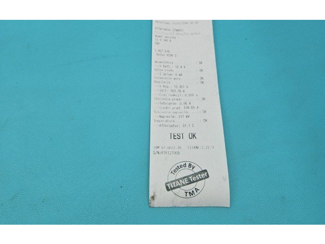 Генератор 0124525060, IMPRK1457576   Volvo XC90      