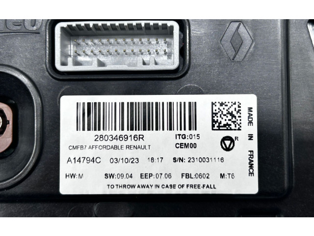 Дисплей    280346916R, 2310031116   Renault Clio V