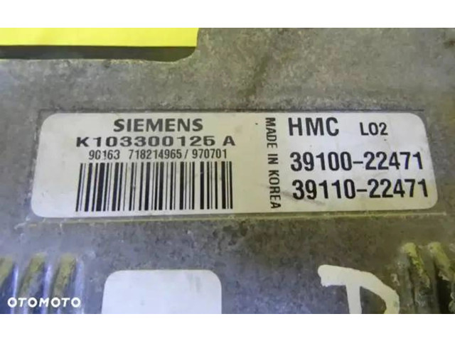 Řídící jednotka K103300125A, 39100-22471 Hyundai Accent 1996