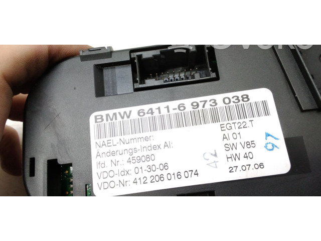 Блок управления климат-контролем 64116973038, 6973038 BMW Z4 E85 E86