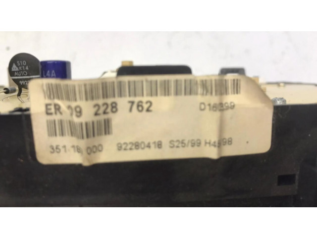 Přístrojová deska  Opel Zafira A 2000 354130001, 09228762  