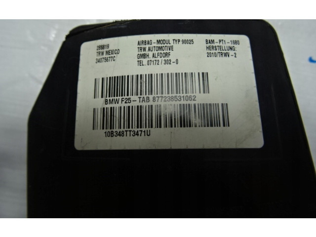 Подушка безопасности в сиденье 34075677C BMW X3 F25