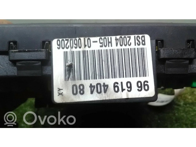 Pojistková skříňka 9361940480, JOHNSON CONTROLS Peugeot 307 2002