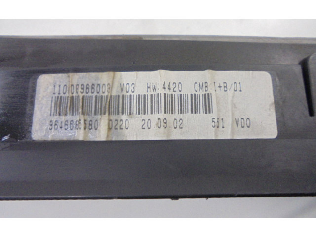 Панель приборов 964668580, 964668580   Citroen Xsara Picasso       