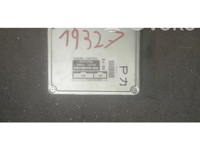 Řídící jednotka 89661-10240   Toyota Starlet (P90) V 1997