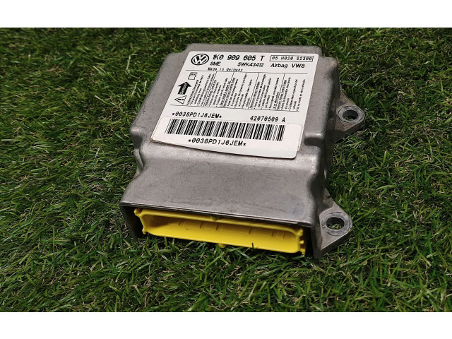 Блок подушек безопасности 1K0909605T, 5WK43412   Volkswagen Golf Plus