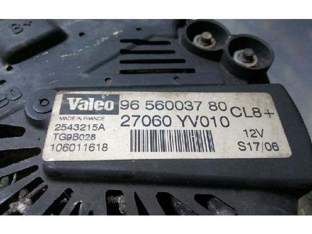 Генератор 9656003780 Peugeot 107