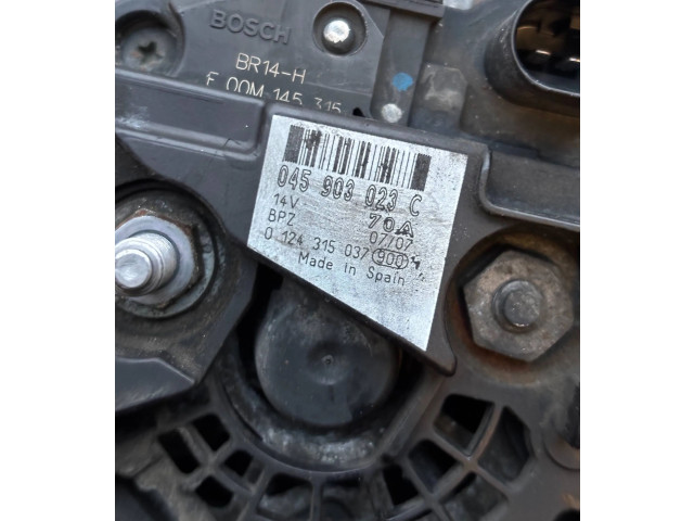 Генератор 045903023C   Skoda Fabia Mk2 (5J)   для двигателя BNV