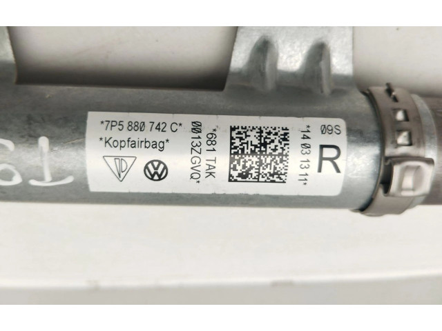 Надувная подушка для крыши 7P5880742, 7P5880742C Porsche Cayenne (92A) 2011 - 2017 года