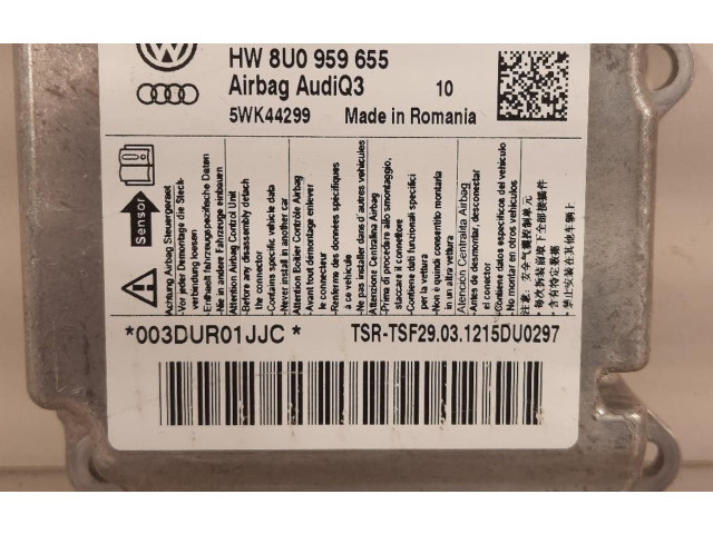 Блок подушек безопасности 8U0959655, 8U0959655 Audi Q3 8U