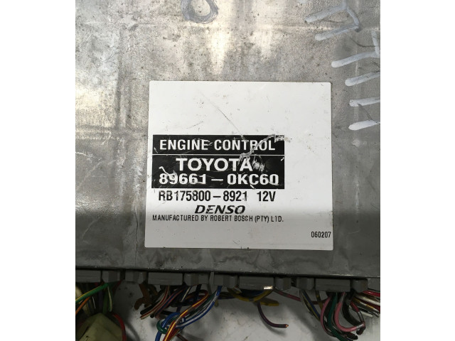 Řídící jednotka 896610KC60, RB1758008921 Toyota Hilux (AN10, AN20, AN30) 2008