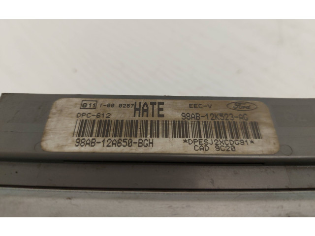 Блок управления двигателя 98AB12A650BGH, DPESJ2XCDG91   Ford Focus
