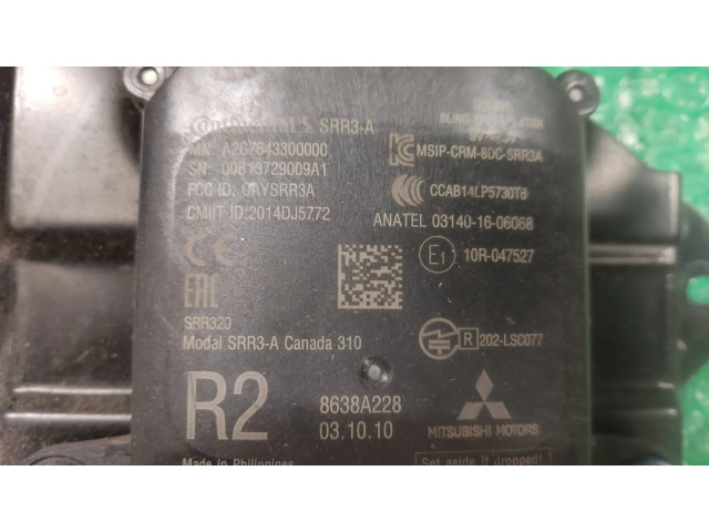 Датчик слепых зон 8638A228, A277643300000 Mitsubishi Outlander