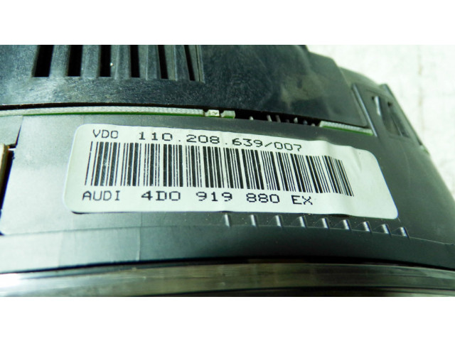 Надувная подушка для крыши 4D0919880EX Audi A8 S8 D2 4D