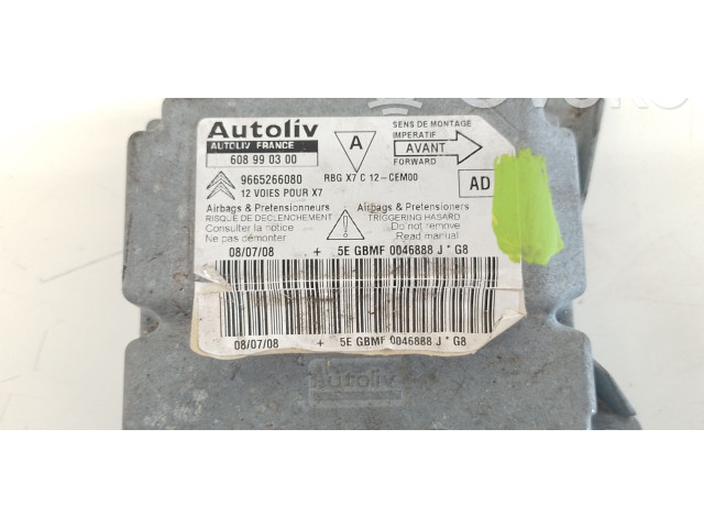 Airbagsteuergerät 9665266080, 9665266080 Citroen C5