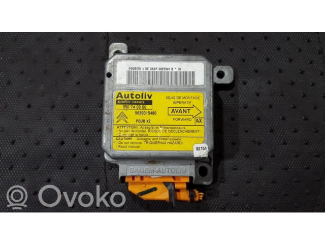 Блок подушек безопасности 9639015480, 550740900   Citroen Xantia
