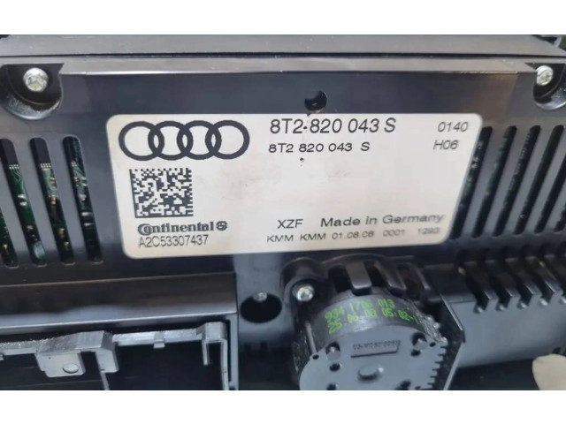 Блок управления климат-контролем A2C53307437, 8T2820043S   Audi A5 Sportback 8TA