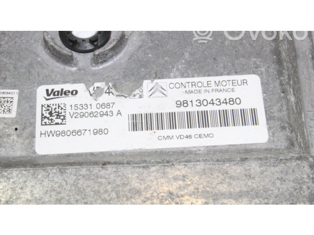 Řídící jednotka 9813043480, 9806671980 Peugeot 5008 2009