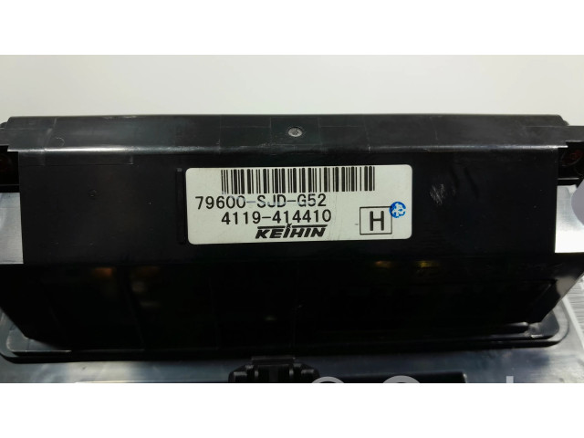 Блок управления климат-контролем 79600-SJD-G52 Honda FR-V