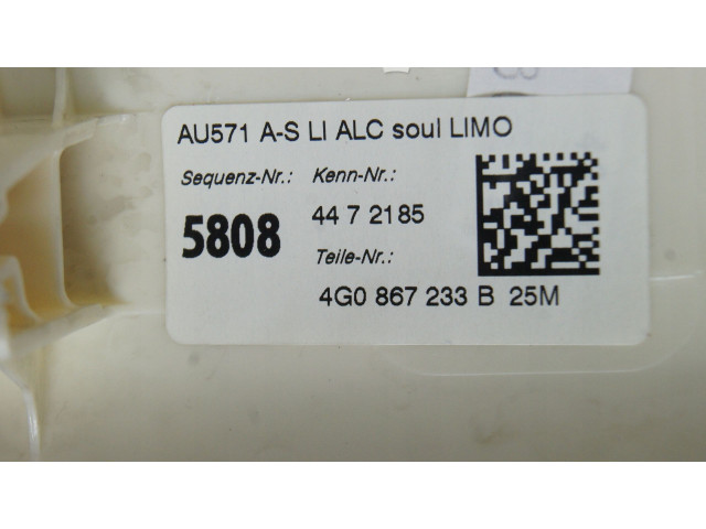 Боковая подушка безопасности 4G0867233B, 4G0867233B Audi A6 S6 C7 4G